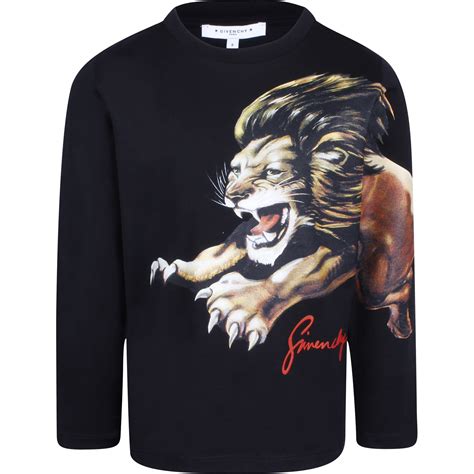 givenchy shark long sleeve shirt|Givenchy lion t shirt.